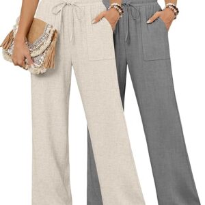 Women's Linen Long Pants,.Amazon Discounts DEALS