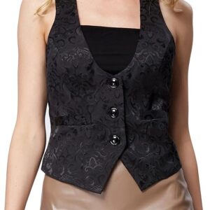 Womens Vest Top 2025 Trendy Academia Steampunk Waistcoat Vest For Women