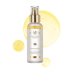 Italian White Truffle First Spray Serum, Vegan Skin Care, Light-weight Face Moisturizer, Glow Serum for Radiant Skin