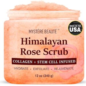 Exfoliating Salt Scrub for Celluli te - Deep Cleansing for Acne, Scars, Wrinkles .Amazon Discounts DEALS