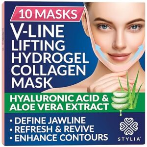 Stylia V-Line Lifting Collagen Face Mask with Hyaluronic Acid & Aloe Vera