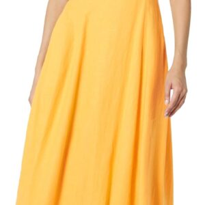 Women's Carlota Strapless Linen Maxi Dress