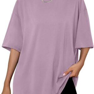 Womens Oversized Summer T Shirts Business Casual Dressy Shorts Sleeves