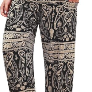 Women's Harem Pants, High Waist Yoga Boho Trouser